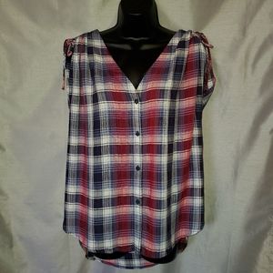 Plaid top